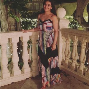 Silk Parker maxi dress